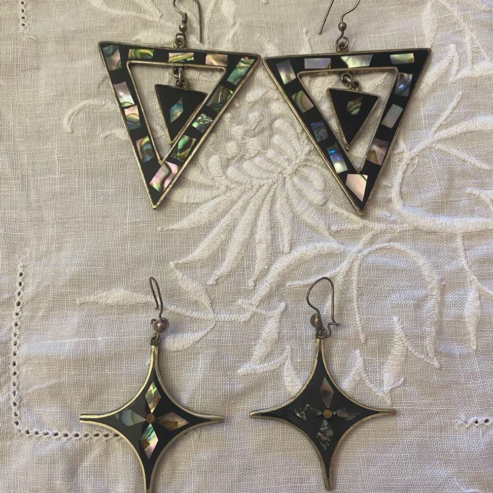 Alpaca earrings- two sets